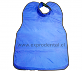 Delantal Plomo Adulto Azul C/C 0.3Mm